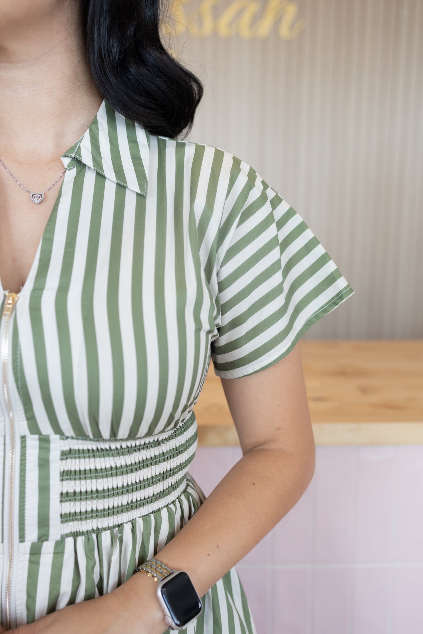 PATY OLIVE DRESS