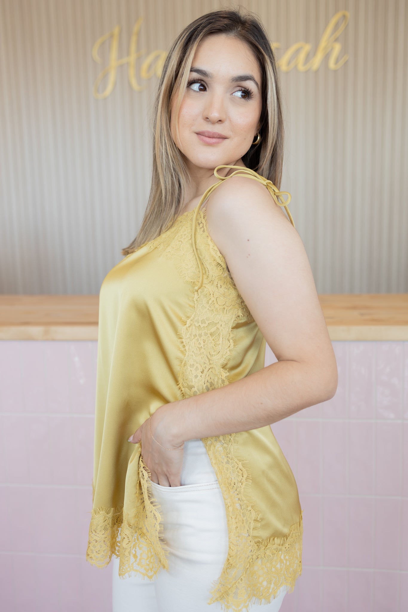 LUCIANA YELLOW TOP