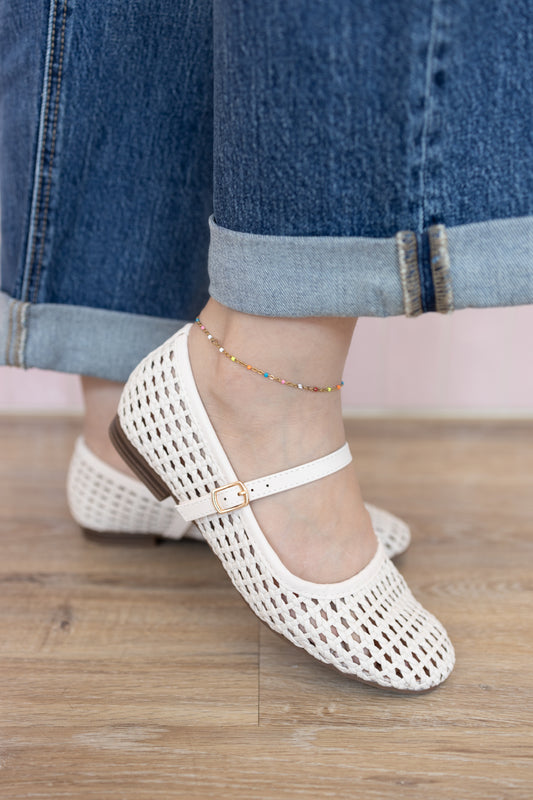 Ballet bone flats