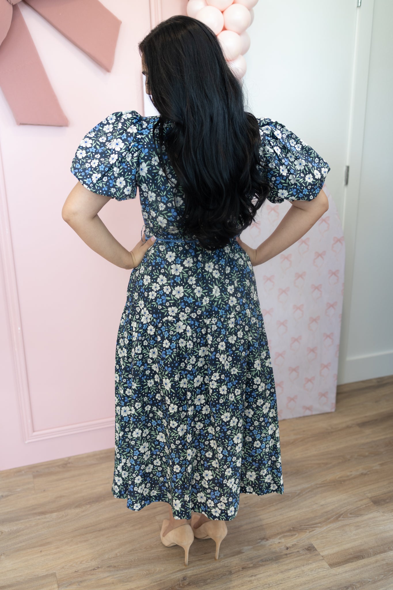 Melody Blue Floral Dress