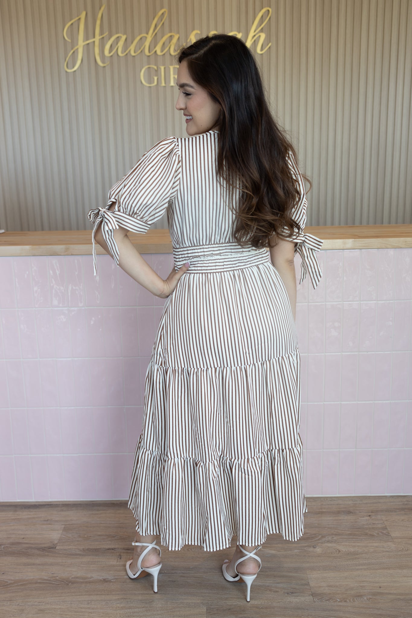 Jessie Mocha Dress