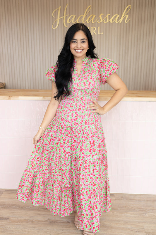 Emma Pink Maxi Dress