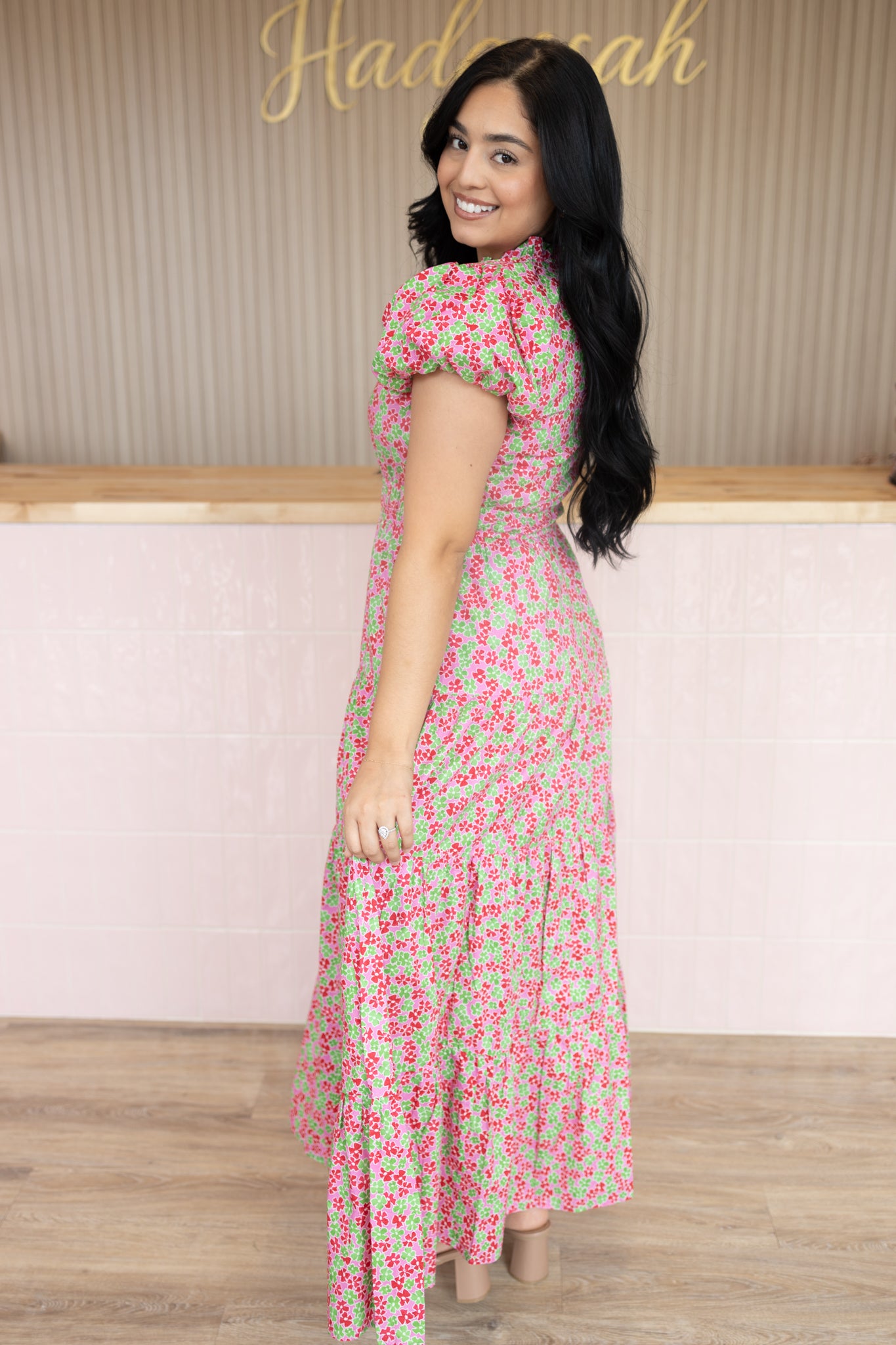 Emma Pink Maxi Dress