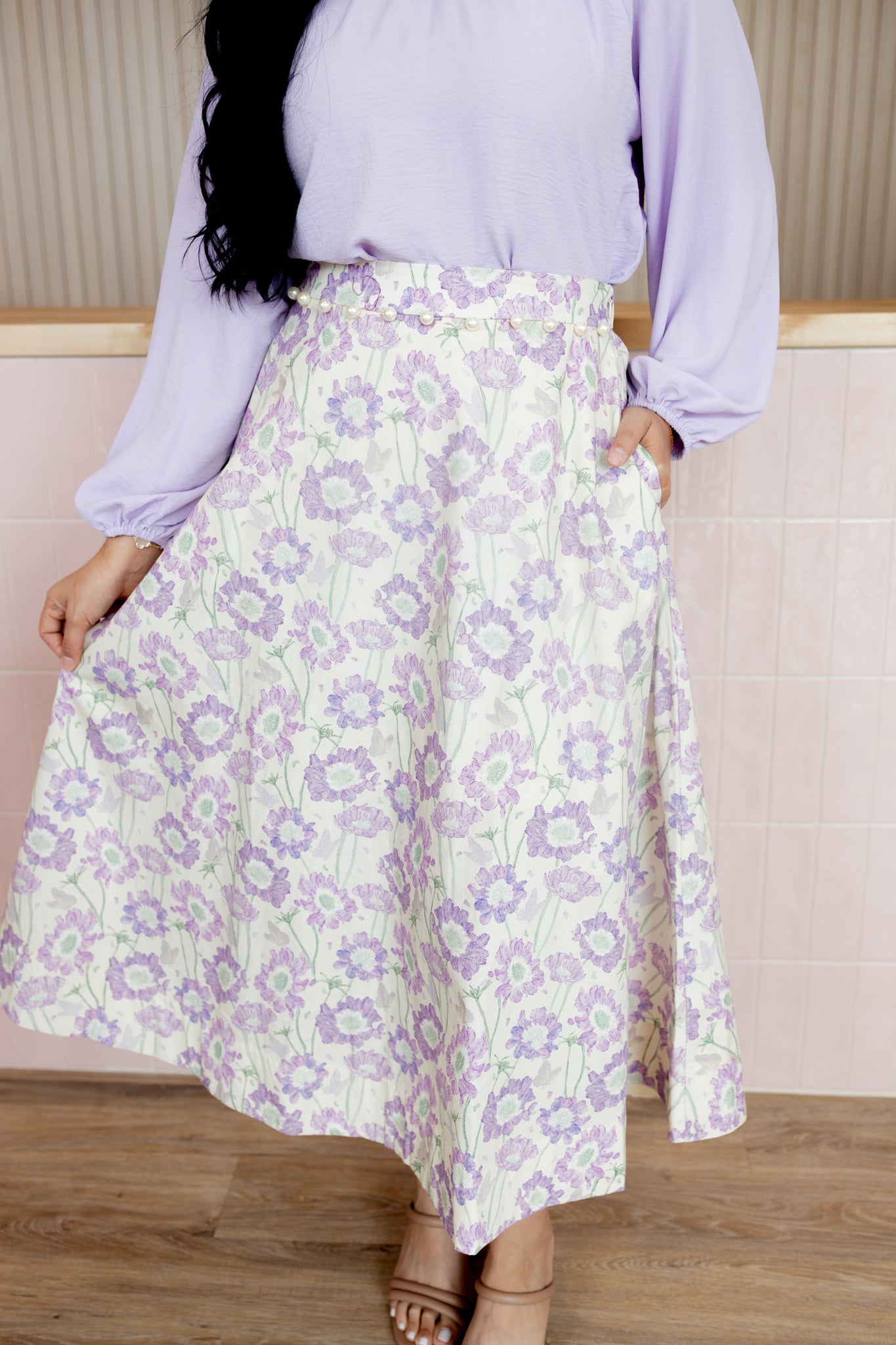 Ashley Lilac Skirt