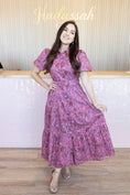 Load image into Gallery viewer, Hannah Pink Floral Dress
