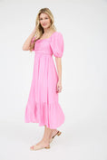 Load image into Gallery viewer, Norah Pink Midi Dress
