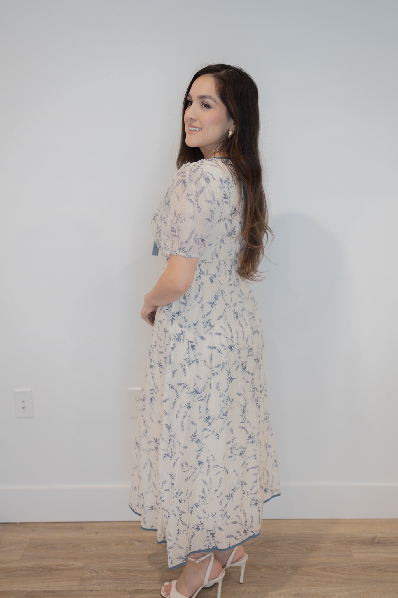 Alicia Blue Midi Dress