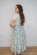 Load image into Gallery viewer, Elle Blue Midi Skirt
