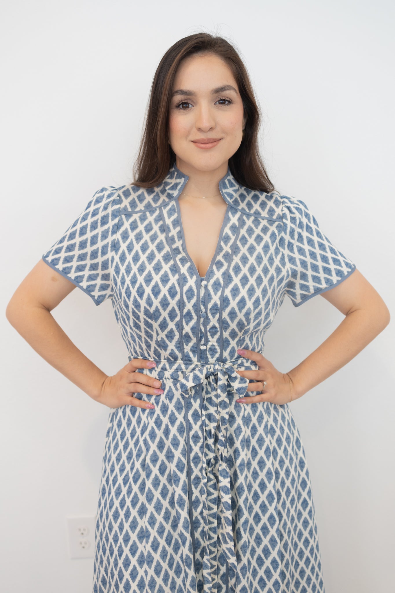 Alyssa Blue Maxi Dress