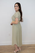 Load image into Gallery viewer, Samantha Olive Midi Dress
