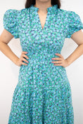 Load image into Gallery viewer, Danna Blue Floral Maxi Dress
