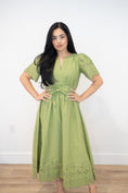 Load image into Gallery viewer, Angelle Green Midi Dress
