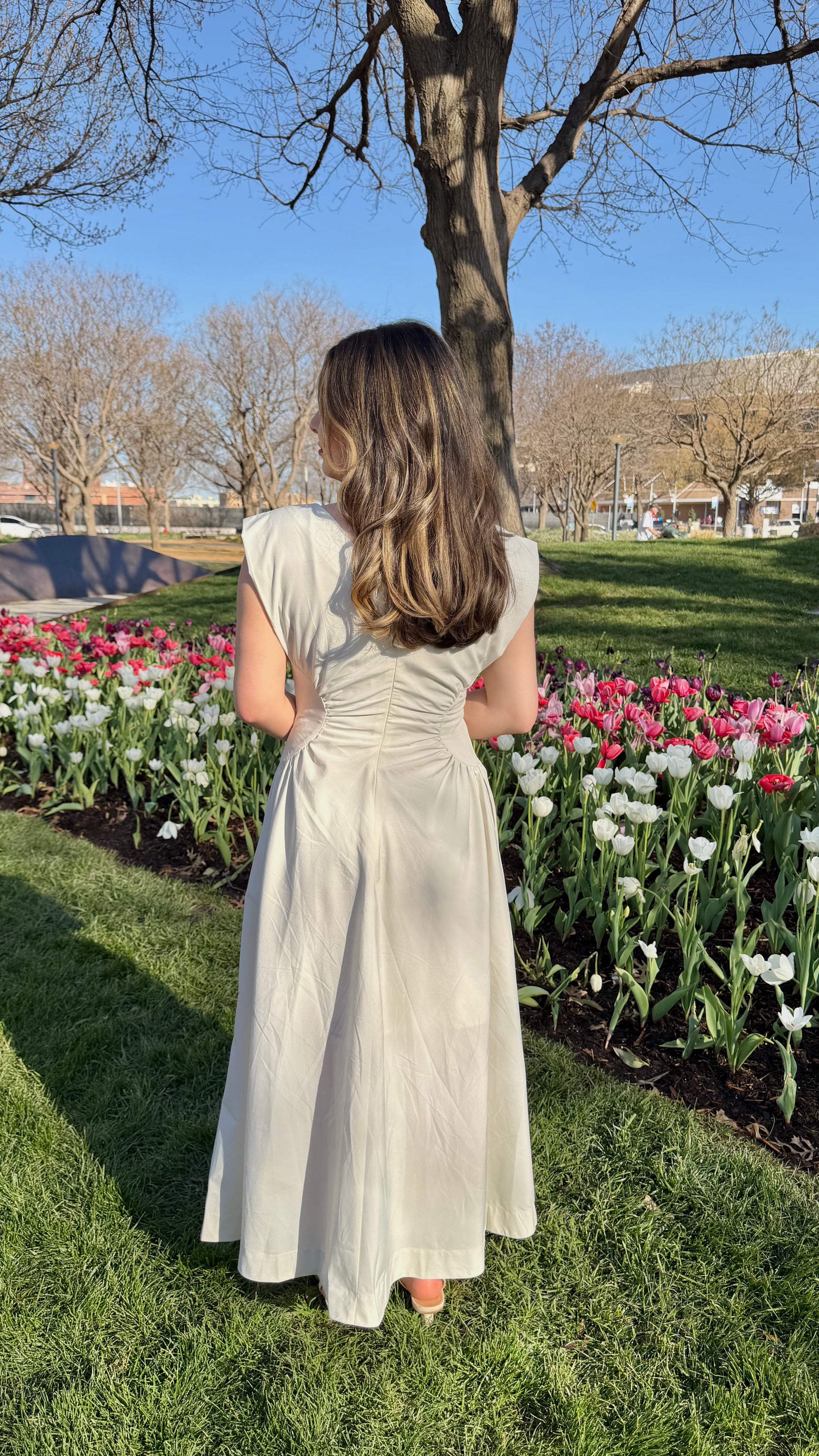 timeless ivory dress
