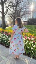 Load image into Gallery viewer, Spring Bloom Blue Dress
