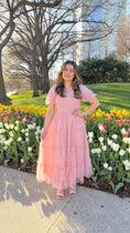 Load image into Gallery viewer, Carline Pink midi Dress
