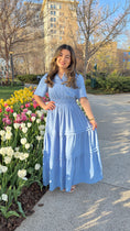 Load image into Gallery viewer, Sunday morning Blue Dress
