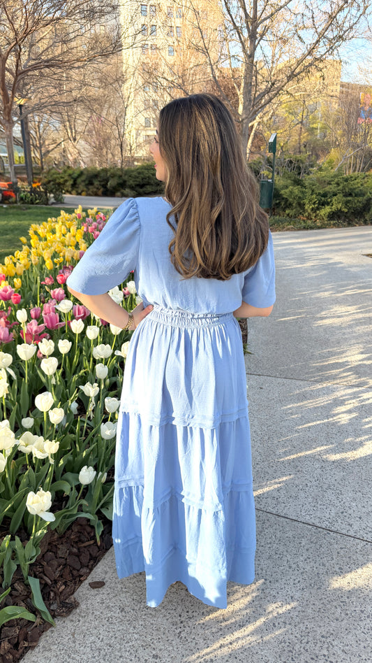 Sunday morning Blue Dress