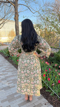 Load image into Gallery viewer, Green Garden Midi Dress
