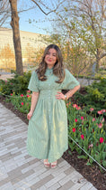 Load image into Gallery viewer, Gardenia Gingham Midi Dress
