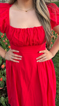 Load image into Gallery viewer, Ruby petal dress
