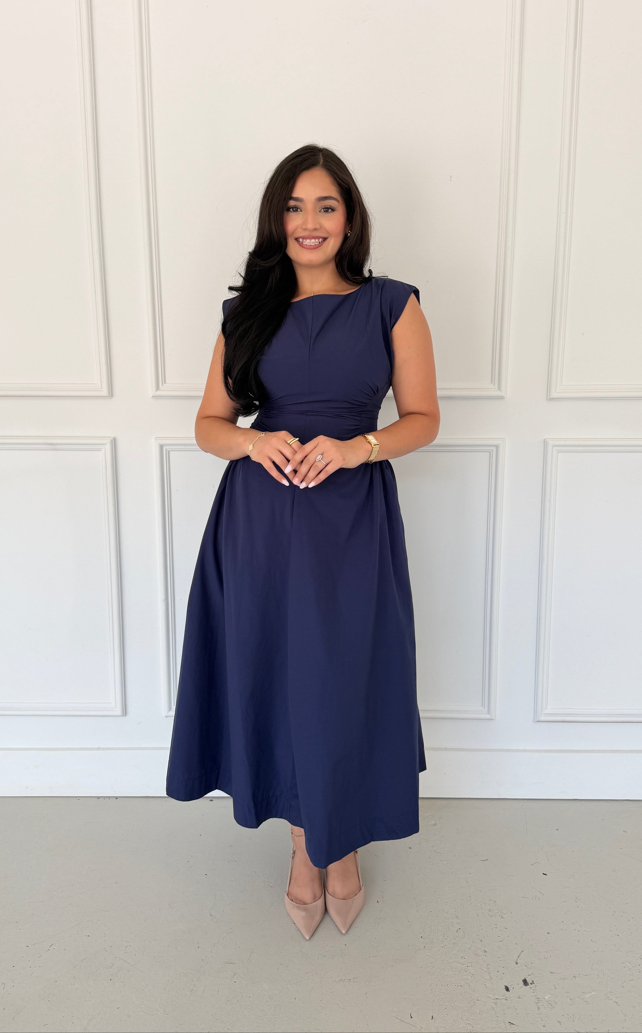 TIMELESS NAVY DRESS