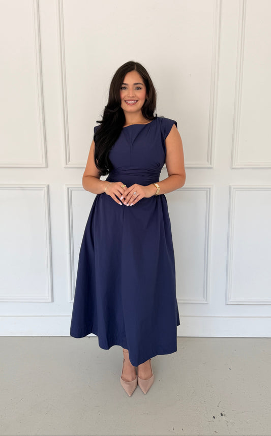 TIMELESS NAVY DRESS