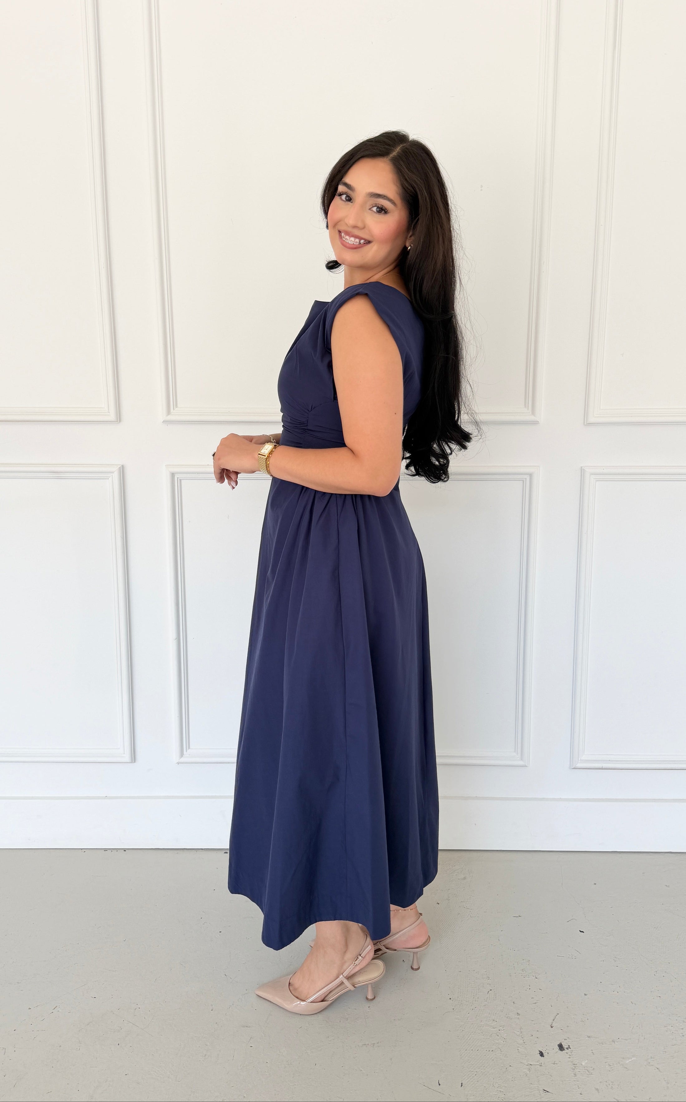 TIMELESS NAVY DRESS