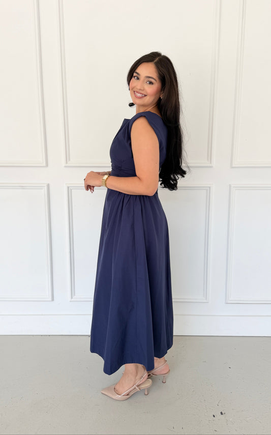 TIMELESS NAVY DRESS