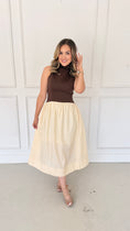 Load image into Gallery viewer, Lael brown midi dress
