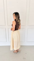 Load image into Gallery viewer, Lael brown midi dress
