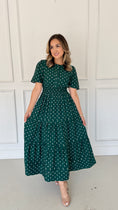 Load image into Gallery viewer, ELIANNA OLIVE GREEN DRESS
