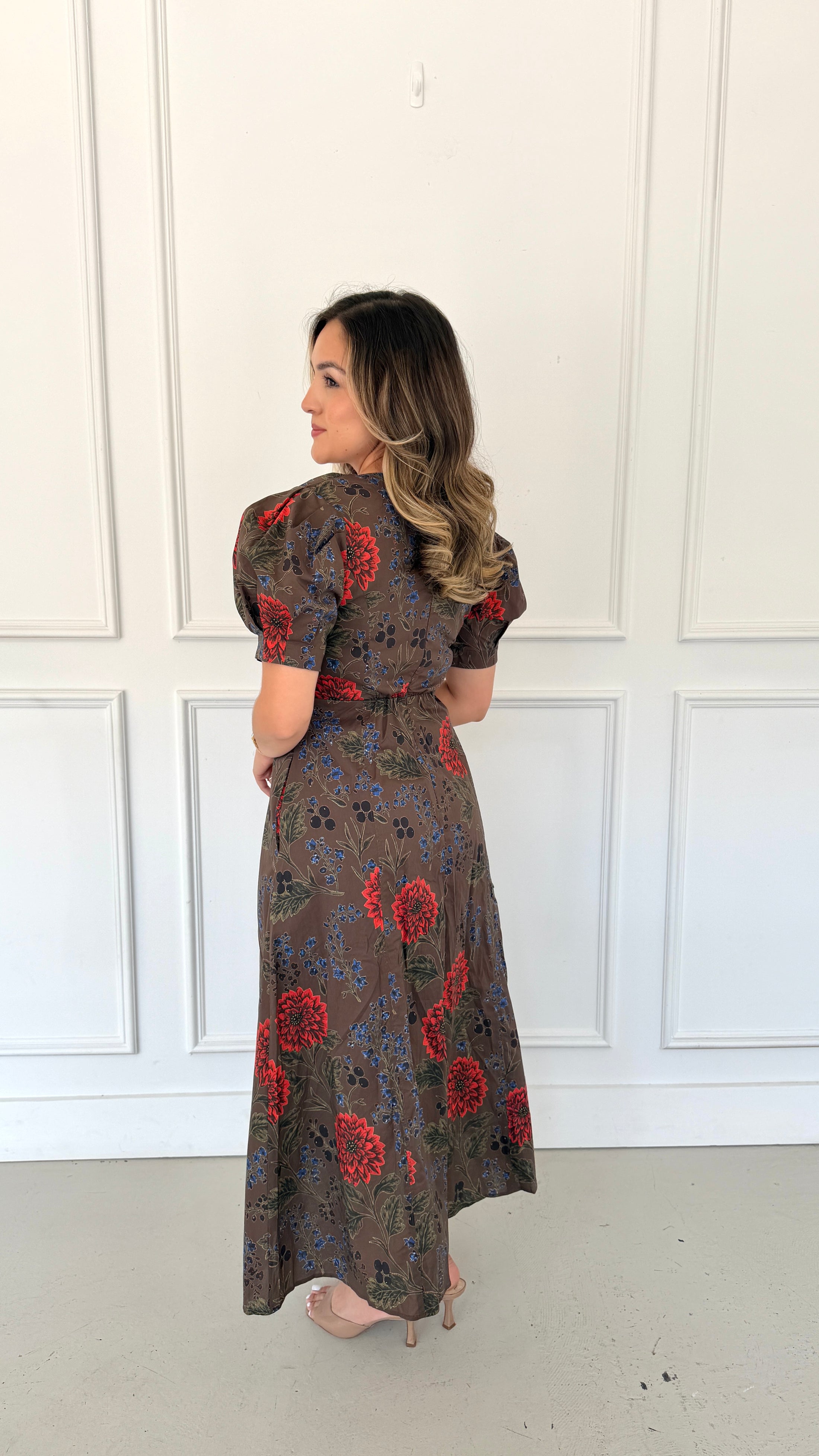 MAGNOLIA BROWN DRESS