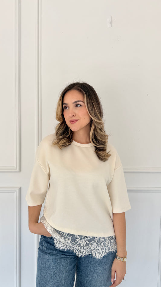 EASY ELEGANCE IVORY TOP