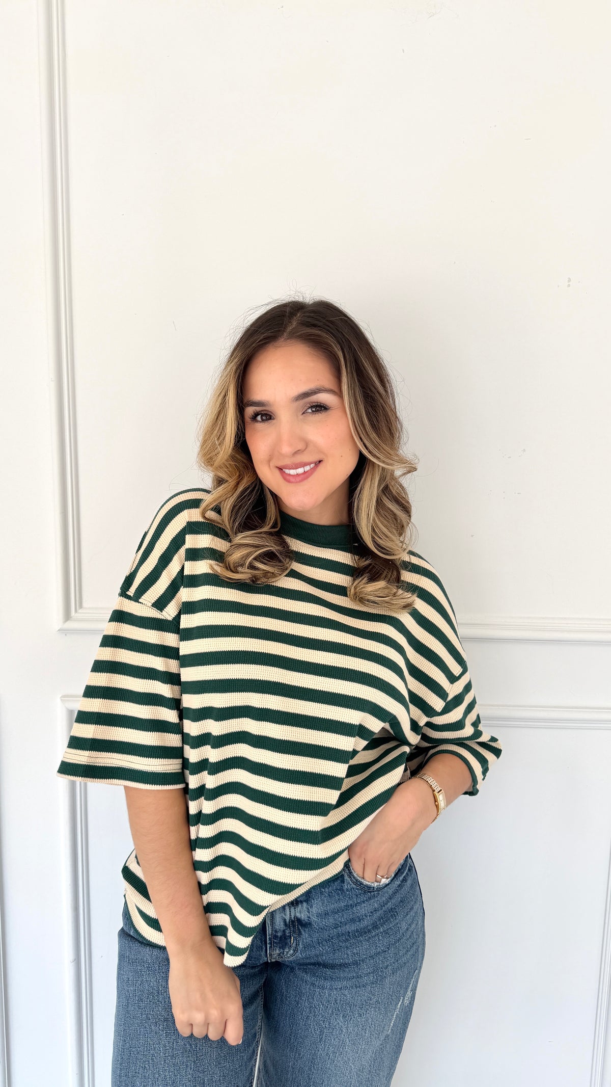 ALORA OLIVE TOP