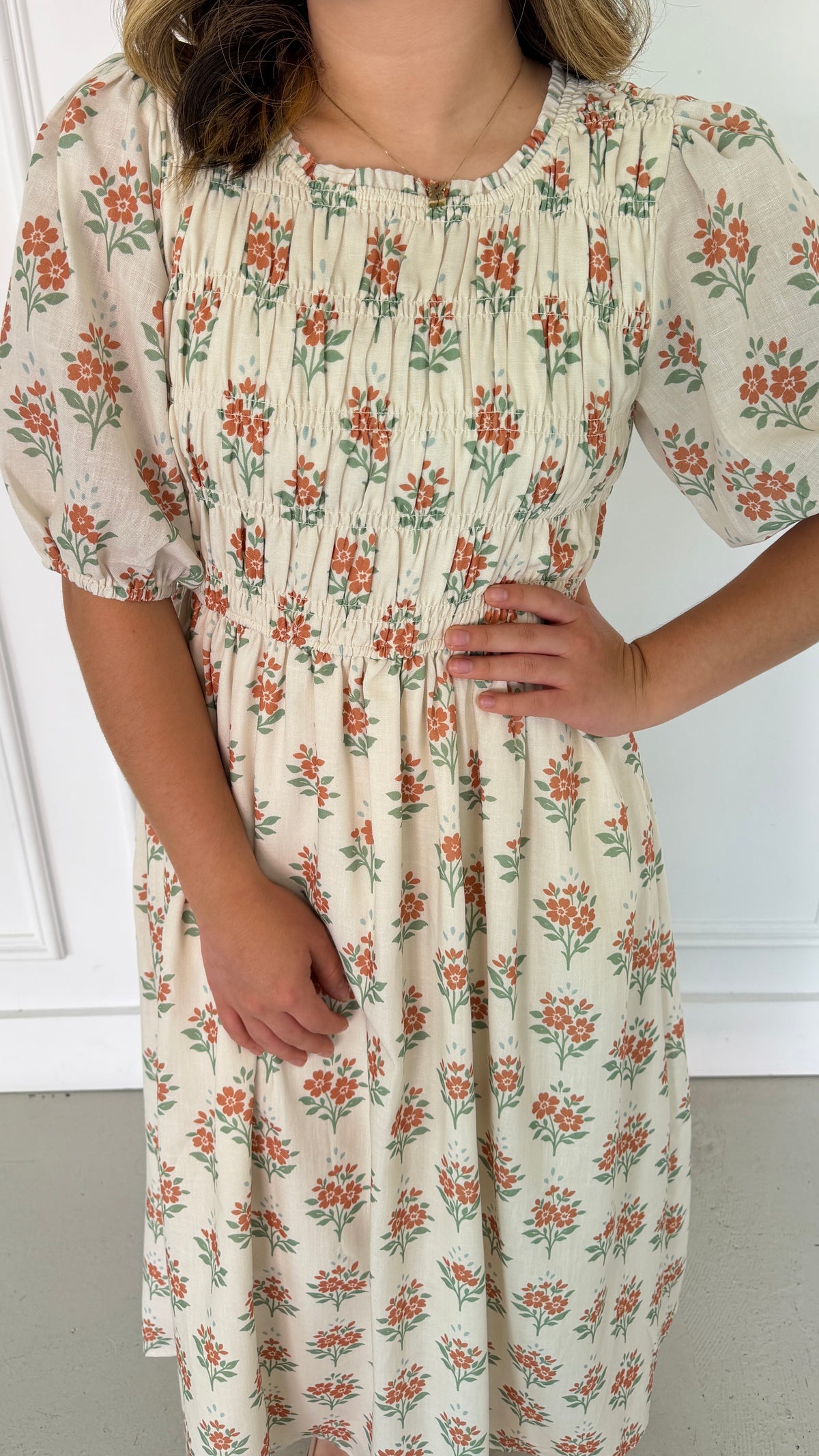 DINORA CREAM DRESS