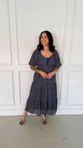 Load image into Gallery viewer, EVELYN NAVY DRESS
