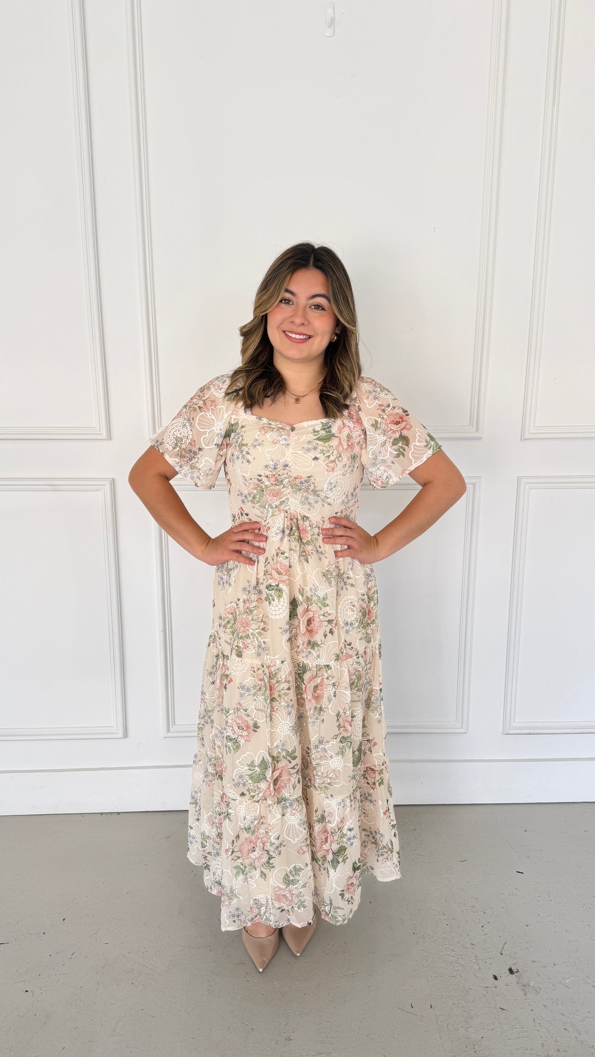 MADISSON MULTI-PINK DRESS