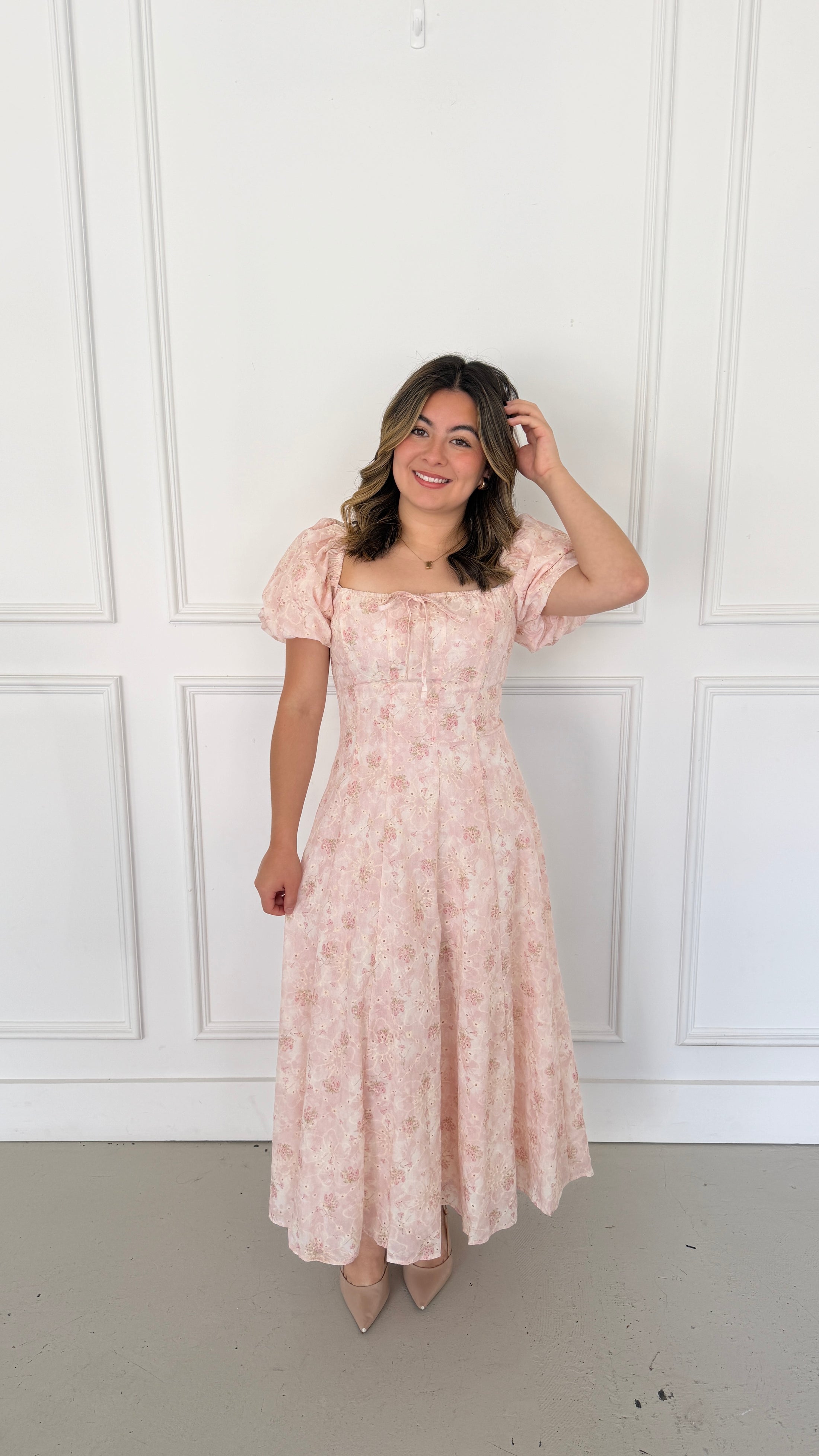 NAYLANI BLUSH PINK DRESS