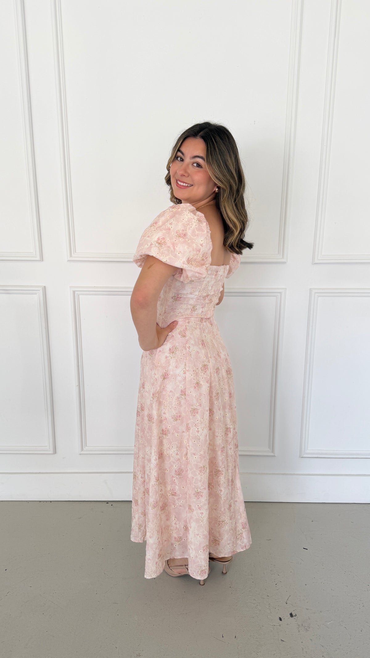 NAYLANI BLUSH PINK DRESS
