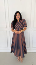 Load image into Gallery viewer, MADELINE BROWN MIDI DRESS
