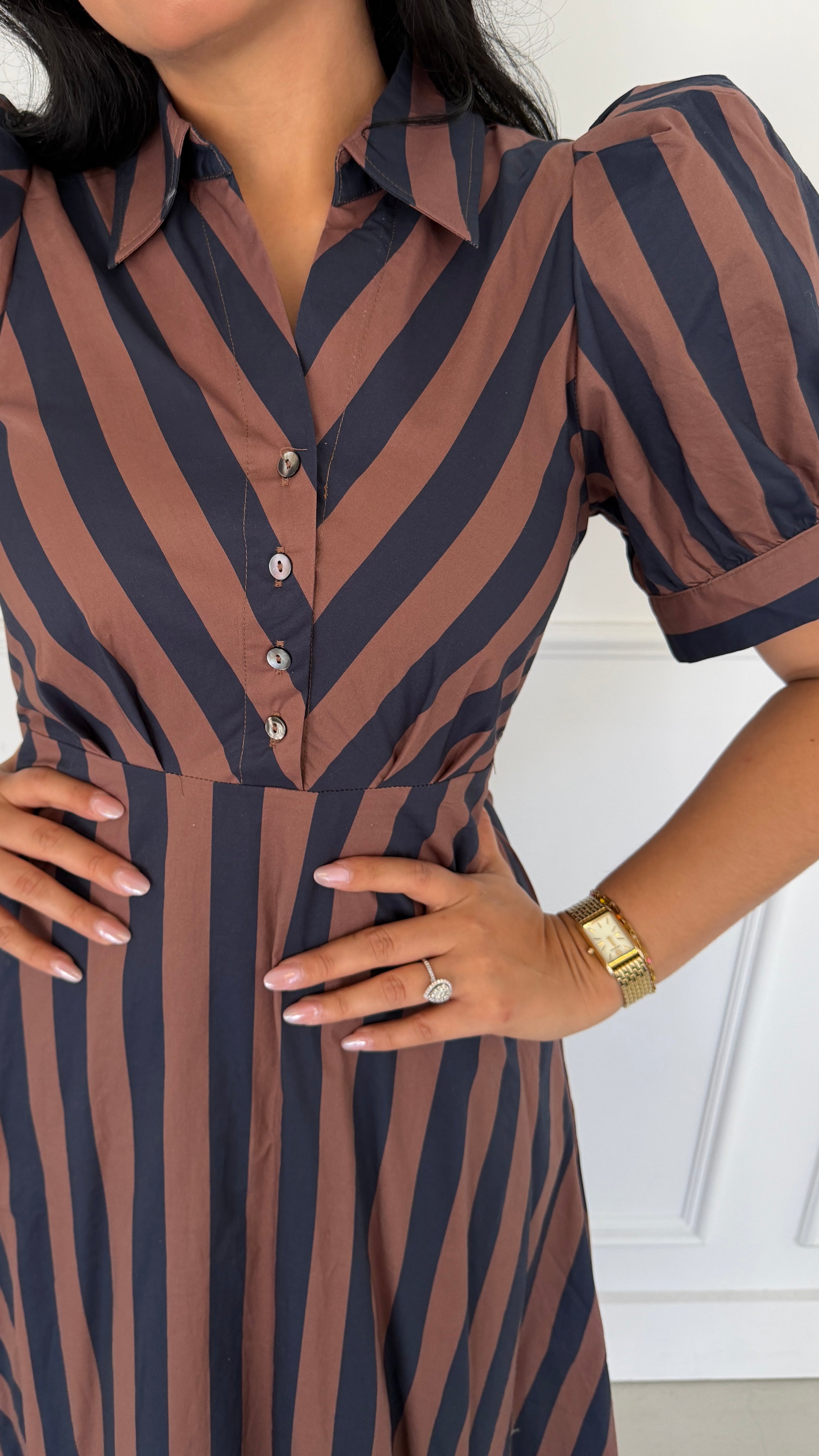 MADELINE BROWN MIDI DRESS