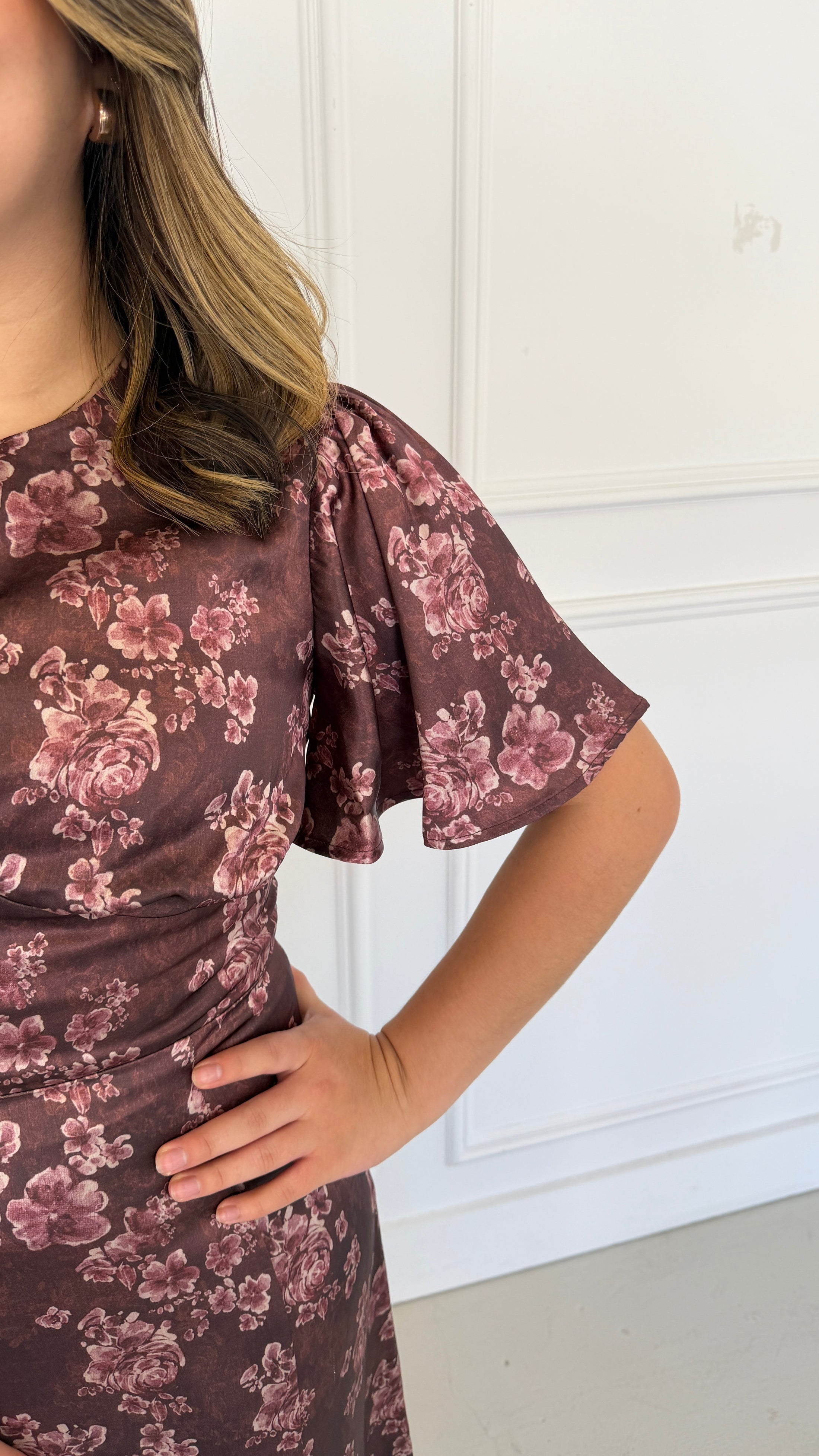 SCARLETT BROWN DRESS