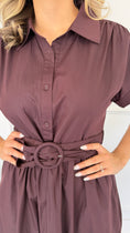 Load image into Gallery viewer, MOCHA ROSE MIDI DRESS
