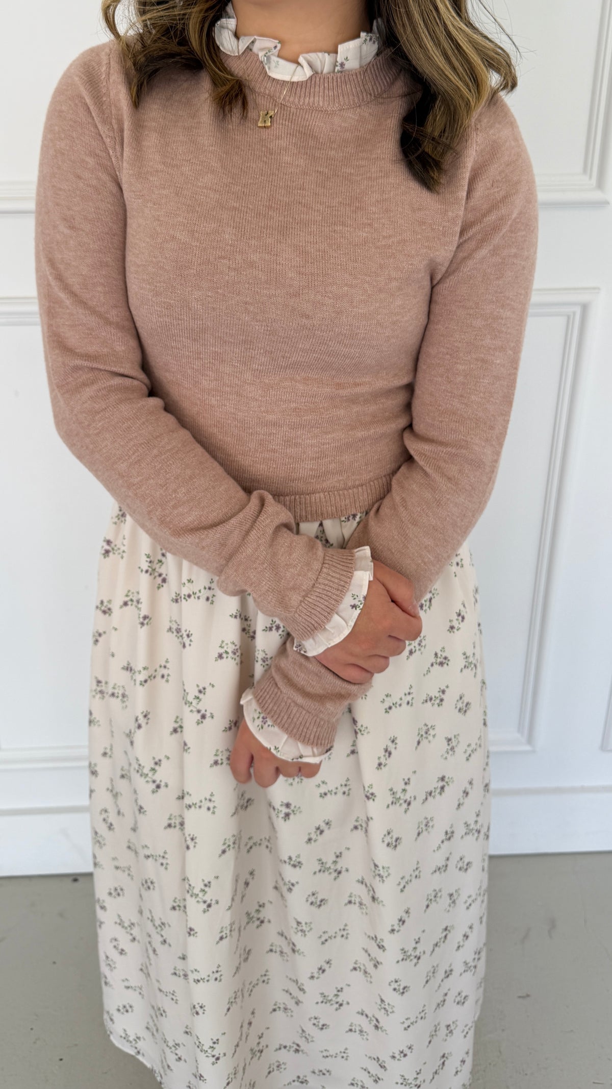 CATHERINE BLUSH PINK DRESS