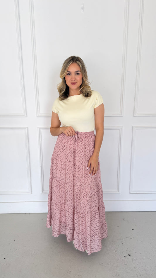 SOPHIA SOFT PINK SKIRT