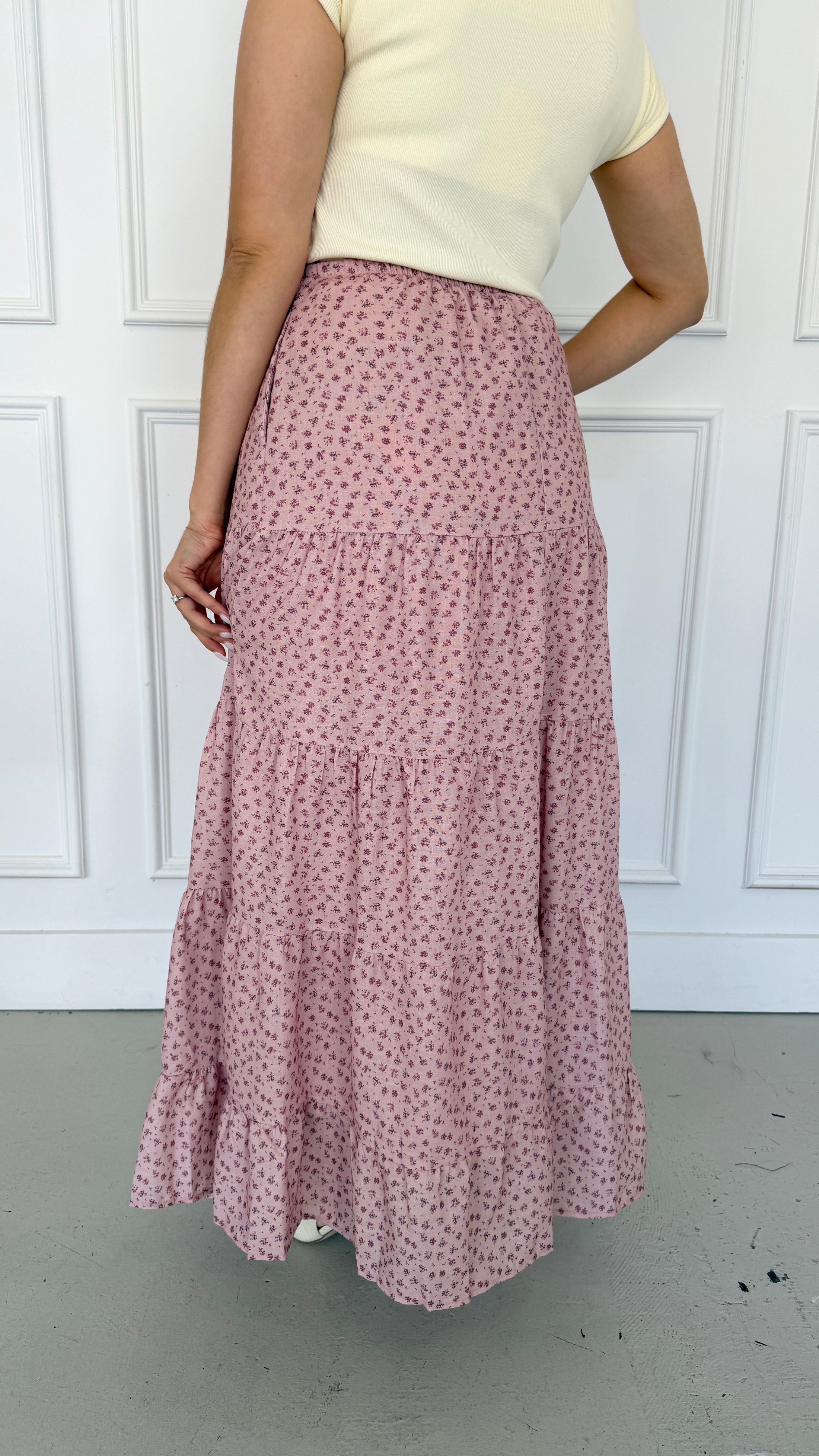 SOPHIA SOFT PINK SKIRT