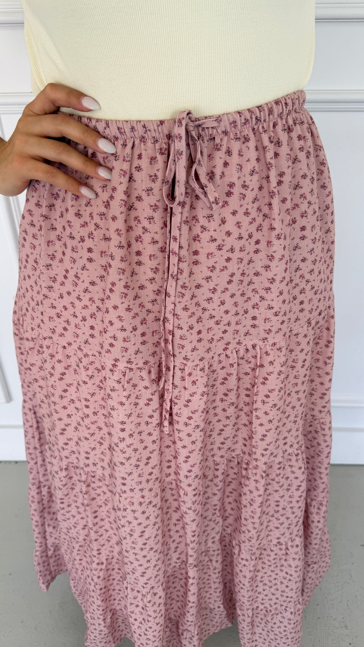 SOPHIA SOFT PINK SKIRT