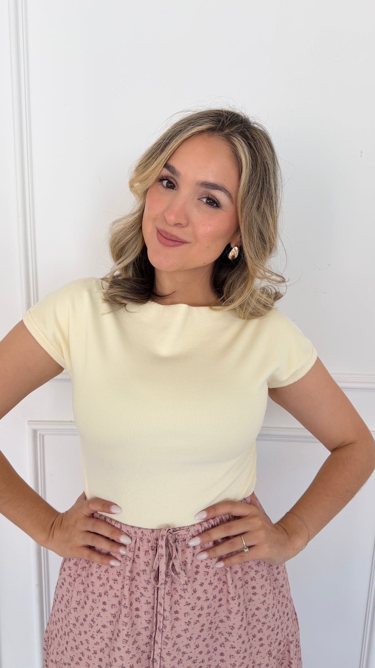 Sophie cream top