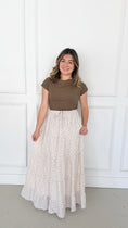 Load image into Gallery viewer, SOPHIA MULTI CREAM SKIRT
