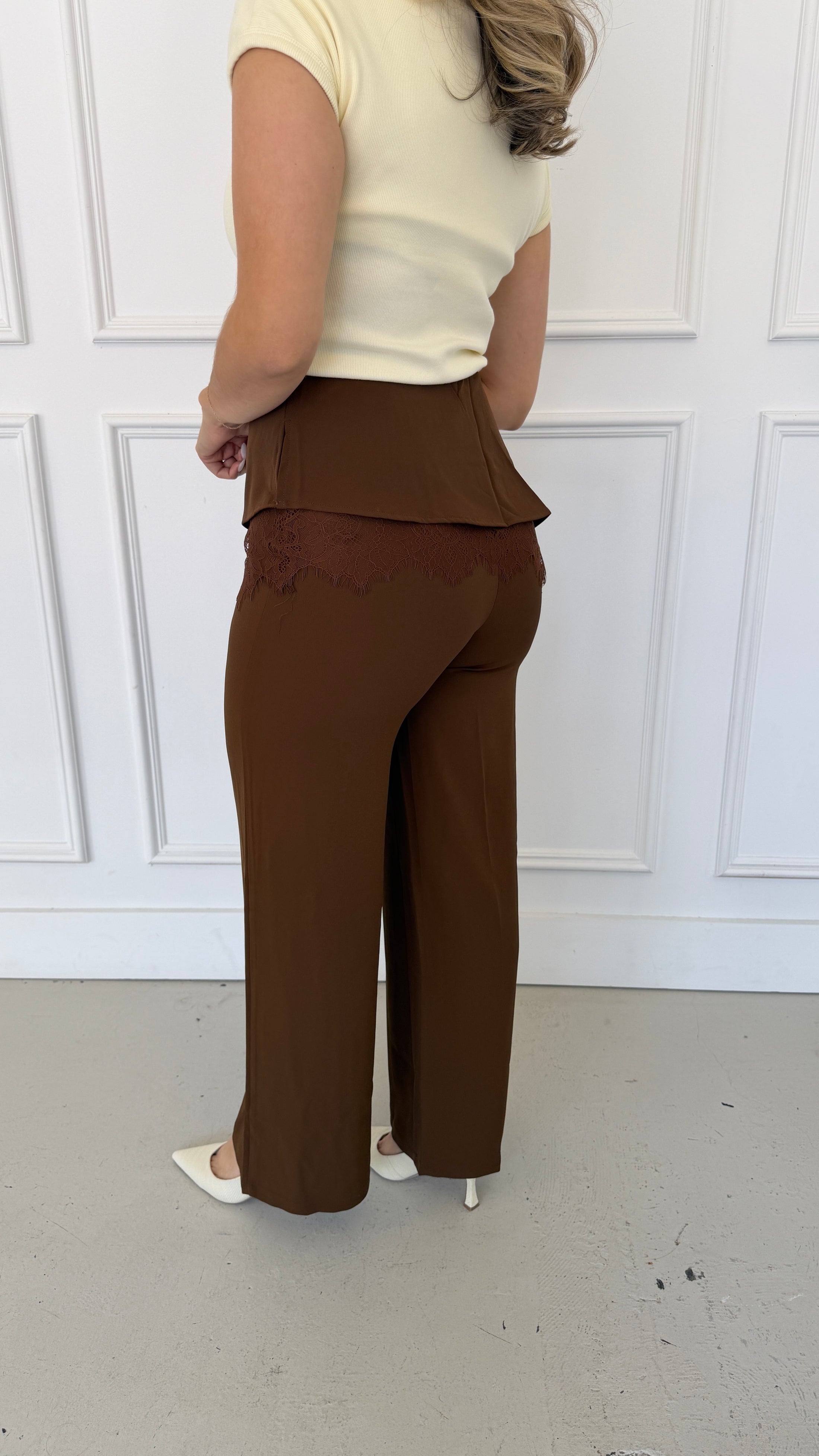 WILLOW SCARF BROWN PANTS
